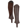 Mini-chaps sintéticas para adulto Shires Moretta - Castaño
