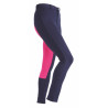 Jodhpurs bicolor para mujer Shires Wessex - Marino / rosa
