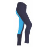 Jodhpurs bicolor para mujer Shires Wessex - Marina / turquesa