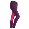Jodhpurs bicolor para mujer Shires Wessex - Violeta / rosa
