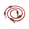 Correa de adiestramiento de cuerda fina Shires Digby & Fox - Roja