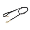 Correa para perro de cuero acolchado Shires Digby & Fox - Negro