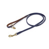 Correa para perro de cuero acolchado Shires Digby & Fox - Marino