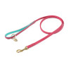 Correa para perro de cuero acolchado Shires Digby & Fox - Rosa