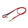Correa para perro de cuero acolchado Shires Digby & Fox - Escarlata