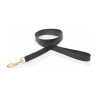 Correa para perro de cuero plano Shires Digby & Fox - Negro