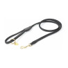 Correa redonda de cuero para perro Shires Digby & Fox - Negro