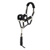 Cabezada y ramal con logotipo Shires Arma - Negro