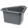 Comedero de esquina Shires Ezi-Kit - Gris