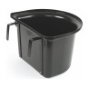 Comedero portátil colgante Shires Ezi-Kit - Negro