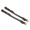Montantes de brida Shires Velociti Lusso - Negro