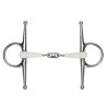 Muserola con agujas de doble rotura EquiKind Softie Shires - Acero