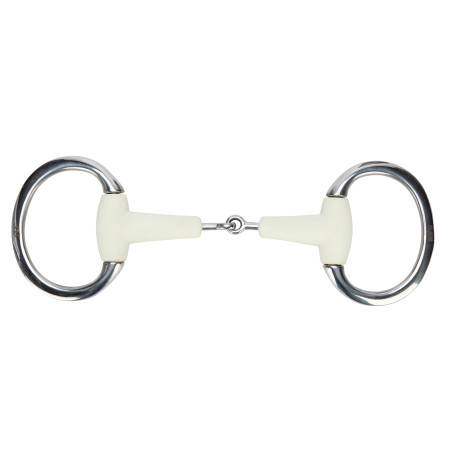 Muserola de anillas plana partida EquiKind Softie Shires