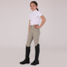 Pantalón de equitación Optima Gx joven jinete Shires Aubrion - Blanco