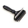 Peine de acabado Shires Ezi-Groom - Negro