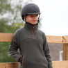 Forro polar de media cremallera Core jinete joven Shires Aubrion - Verde
