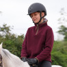 Forro polar de media cremallera Core jinete joven Shires Aubrion - Burdeos