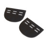 Protectores de pasadores de cincha Shires Velociti Gara - Negro