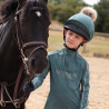 Capa interior de manga larga Equestrian joven jinete Shires Aubrion - Tomillo