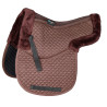 Manta de silla semidoblada Shires Arma - Castaño