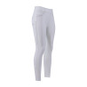 Leggings de equitación Euro-Star Maxi FullGrip para mujer - Blanco