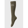 Calcetines con purpurina Harcour Happy, paquete de 2 - Verde oliva