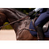K by Equithème Riendas de cuero y goma K-Soft - Castaño