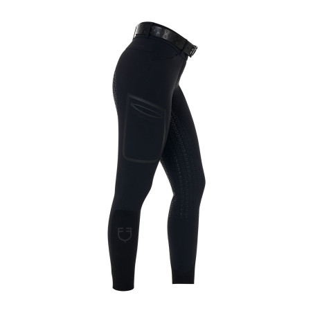 Pantalón slim fit de mujer de tiro alto Equestro Ridertechnology full grip