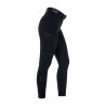 Pantalón slim fit de mujer de tiro alto Equestro Ridertechnology full grip - Negro