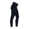 Pantalón slim fit mujer de talle alto Equestro Ridertechnology costuras termoselladas - Negro