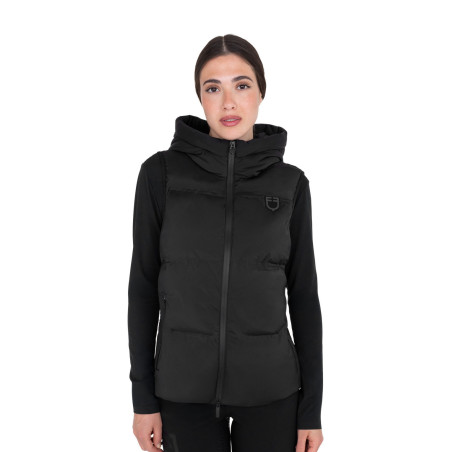 Chaleco técnico de mujer con capucha Ridertechnology