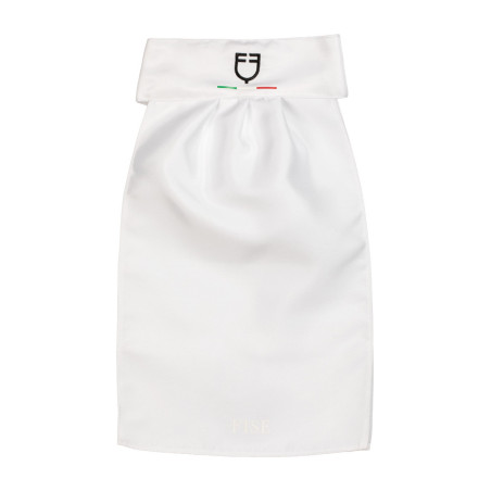 Plastrón de concurso con logotipo bordado Equestro X Fise