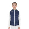Chaleco unisex infantil entallado Equestro X Fise - Americana marina