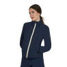 Softshell mujer con logo en la espalda - Americana marina