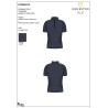 Camiseta de entrenamiento para mujer en tejido técnico con microperforaciones - Americana marina