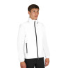 Softshell hombre con logotipo en la espalda - Blanco