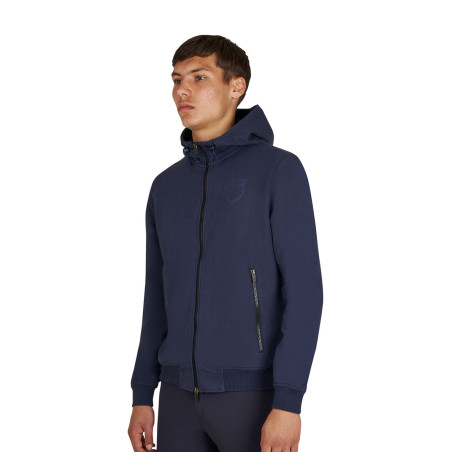 Sudadera de hombre con capucha ajustable y cremallera