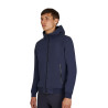 Sudadera de hombre con capucha ajustable y cremallera - Americana marina