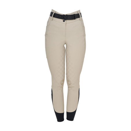 Pantalones de mujer de tiro alto con monograma