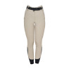 Pantalones de mujer de tiro alto con monograma - Oxford tostado