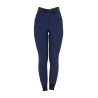 Pantalones de mujer de tiro alto con monograma - Americana marina