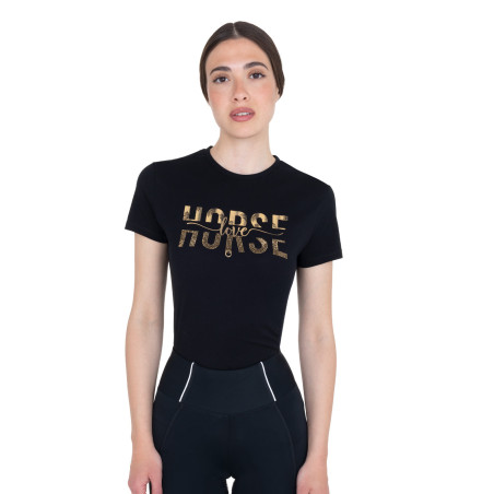 Camiseta mujer Horse Love de algodón