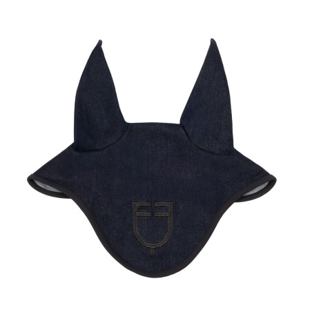 Capucha en tejido técnico efecto vaquero con logo
