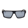 Gafas de sol deportivas polarizadas modelo Sunniva - Negro mate / plata revo