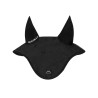 Caperuza Sublime de ante con parche con logo de silicona - Negro