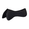 Compensador de memory foam con grip con purpurina y logotipo de silicona - Negro / plata