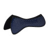Compensador de memory foam con grip con purpurina y logotipo de silicona - Marino / plata