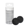 Tapones para orejas 2 uds - Negro