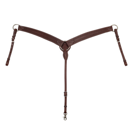 Pechera western de cuero