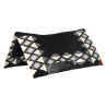 Manta de silla Western Show en lana con acolchado en Dry F - Negro / gris / blanco